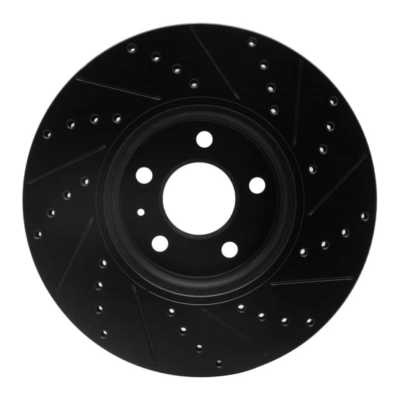 R1 Concepts — R1 2011-2017 Audi A4 Allroad Front Left Drilled & Slotted Black Brake Rotor
R1 Brake Rotor Drill - view 5