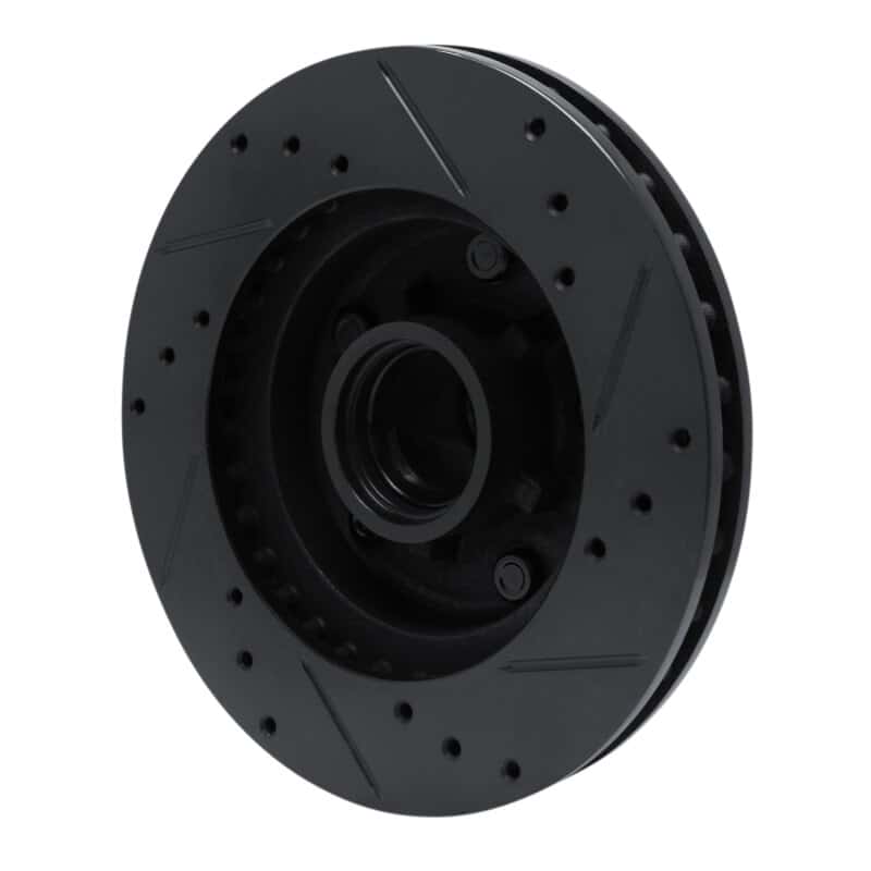 R1 Concepts — R1 78-78 Buick Regal Front Left Drilled & Slotted Black Brake Rotor
R1 Brake Rotor Drill - view 4