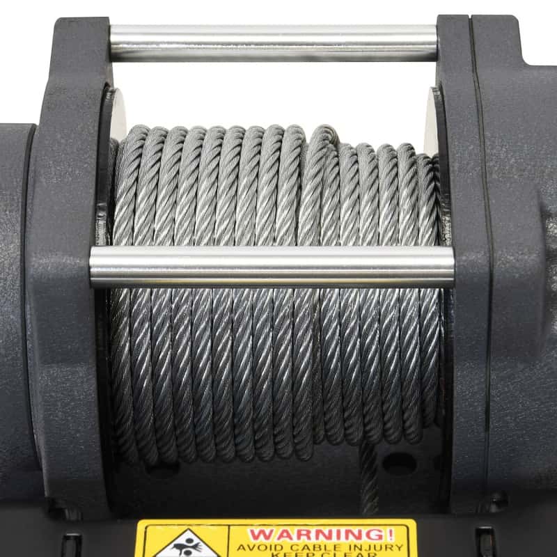 Superwinch — Superwinch 2500 LBS 12V DC 3/16in x 40ft Steel Rope Terra 2500 Winch - Gray Wrinkle - view 5