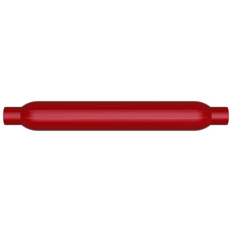 Magnaflow — MagnaFlow Muffler Red Pack Series Glasspack 3.5in Rd 26in Body Length 2.25in/2.25in Inlet/Outlet
Glasspack - view 1