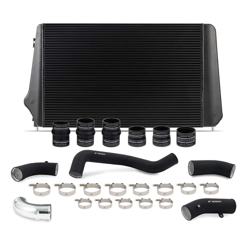 Mishimoto — Mishimoto 17-19 GM L5P Duramax Intercooler Kit - Black w/ WBK Pipes
Intercooler Kit - view 1