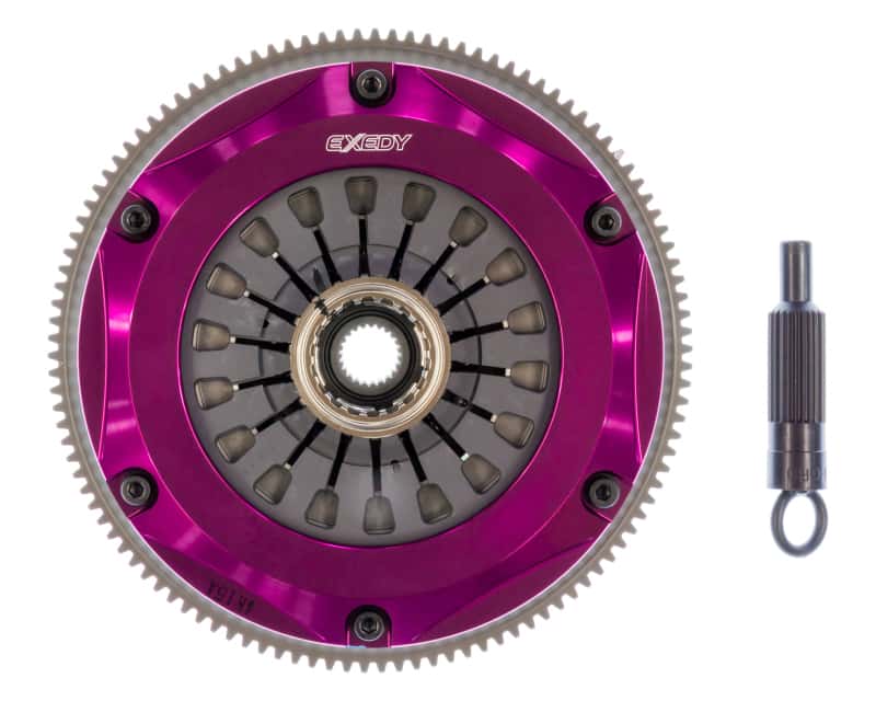 Exedy — Exedy 2008-2015 Mitsubishi Lancer Evolution GSR L4 Hyper Twin Cerametallic Clutch Sprung Disc
Hyper Multi Series
Clutch Kit - view 5
