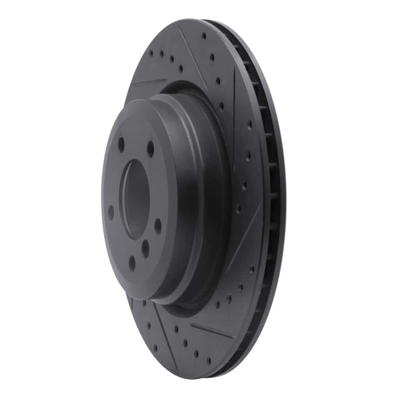 R1 Concepts — R1 06-15 BMW 335XI Rear Right Drilled & Slotted Black Brake Rotor
R1 Brake Rotor Drill - view 2
