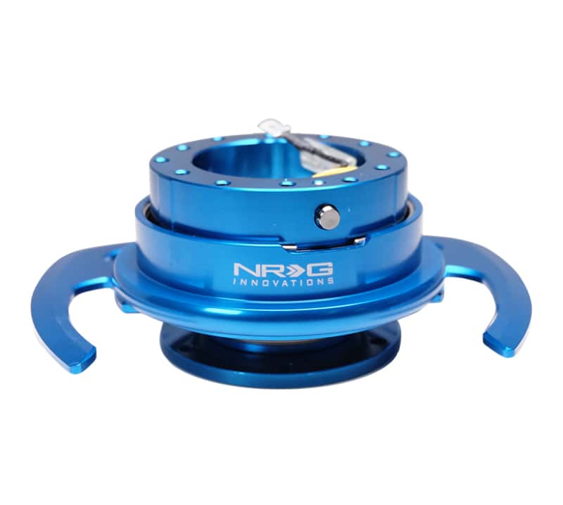 NRG — NRG Quick Release Kit Gen 4.0 - Blue Body / Blue Ring w/ Handles - view 2