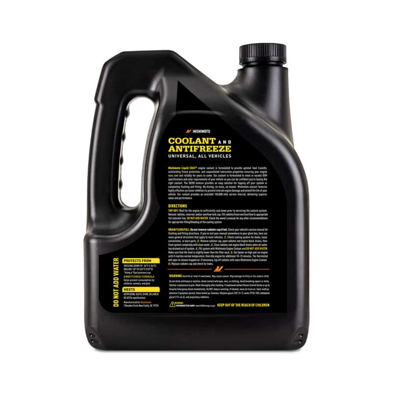 Mishimoto — Mishimoto Liquid Chill EG Coolant, Universal, Yellow
Engine Coolant - view 2