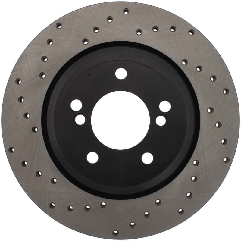 Stoptech — StopTech 01-07 BMW M3 (E46) / 00-04 M5 (E39) Drilled Right Rear Rotor
Cross Drilled Rotor
Disc Brake Rotor - view 2