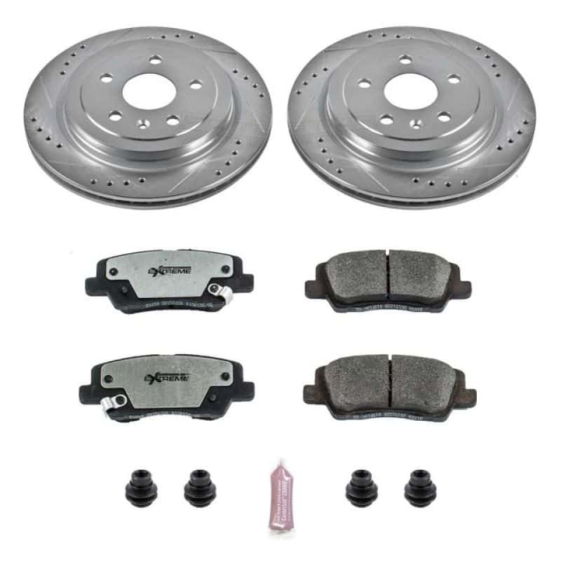 PowerStop — Power Stop 14-18 Cadillac CTS Rear Z26 Street Warrior Brake Kit - view 1
