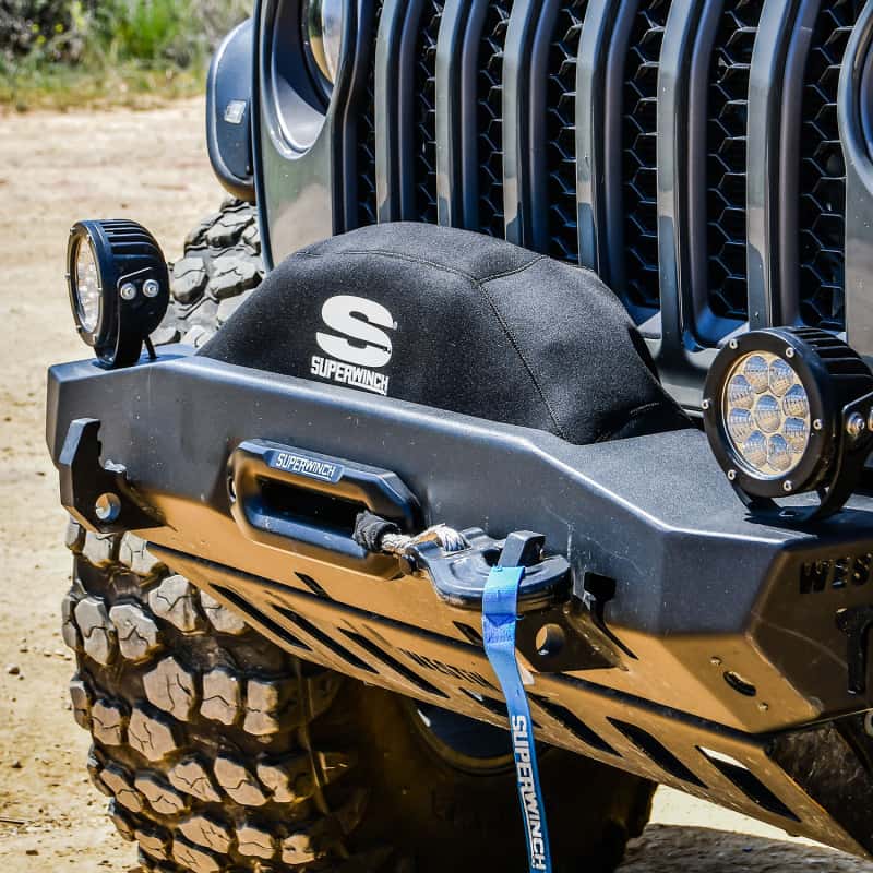 Superwinch — Superwinch Winch Cover for Sx 10000/12000/Talon 9.5 Integrated Winches - Blk Neoprene - view 8
