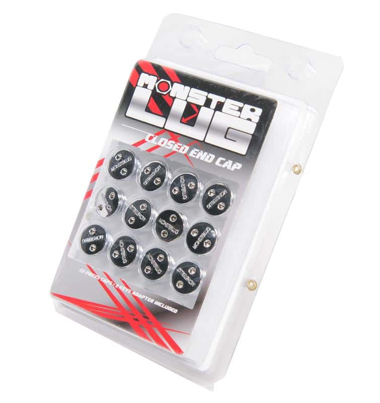 Wheel Mate — Wheel Mate Monster Lug Nut Caps - Chrome 14x1.50 - view 1