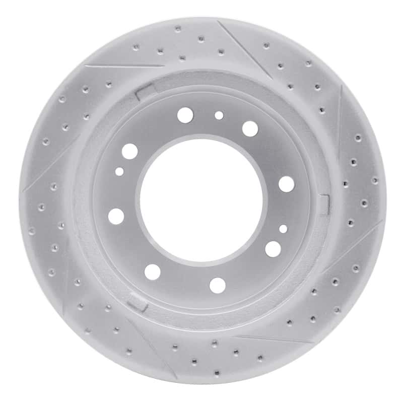 R1 Concepts — R1 11-25 Chevrolet Suburban 3500 Hd Front Right Drilled & Slotted Geo-Carbon Rotor - view 5