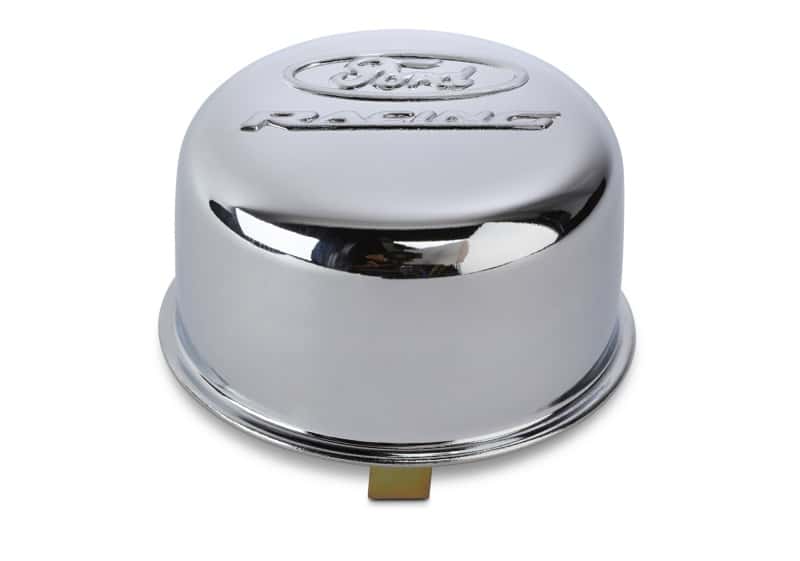 Ford Racing — Ford Racing Chrome Breather Cap w/ Ford Racing Logo - Twist Type
Oil Breather Cap - view 7