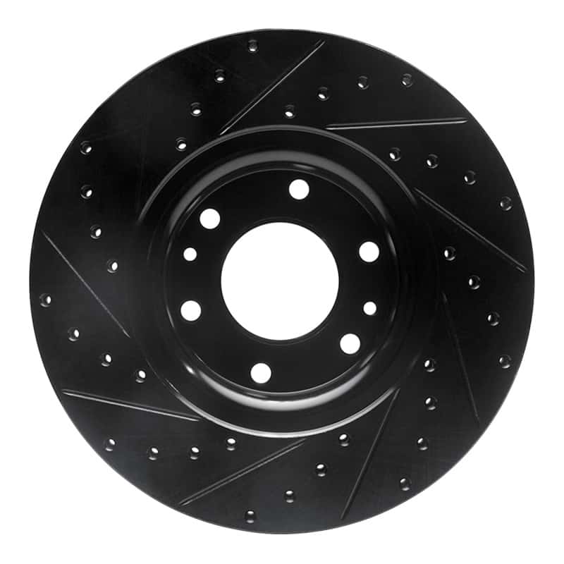 R1 Concepts — R1 02-09 Buick Rainier Front Right Drilled & Slotted Black Brake Rotor
R1 Brake Rotor Drill - view 5
