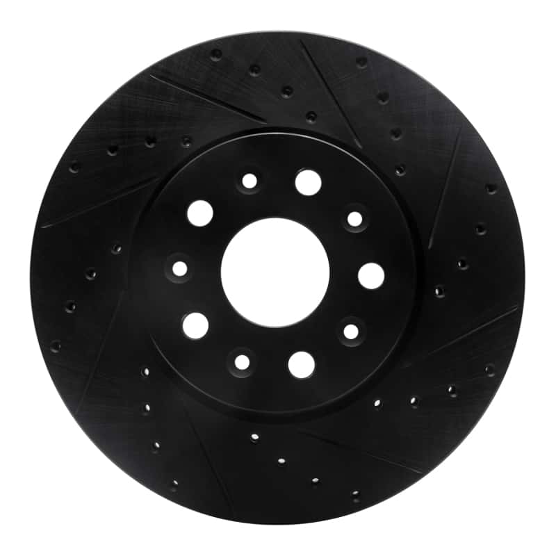 R1 Concepts — R1 14-20 Cadillac CT6 Front Right Drilled & Slotted Black Brake Rotor
R1 Brake Rotor Drill - view 1