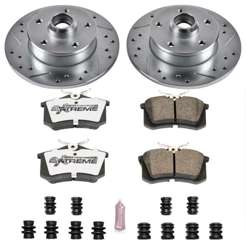 PowerStop — Power Stop 92-95 Volkswagen Corrado Rear Z26 Street Warrior Brake Kit - view 1