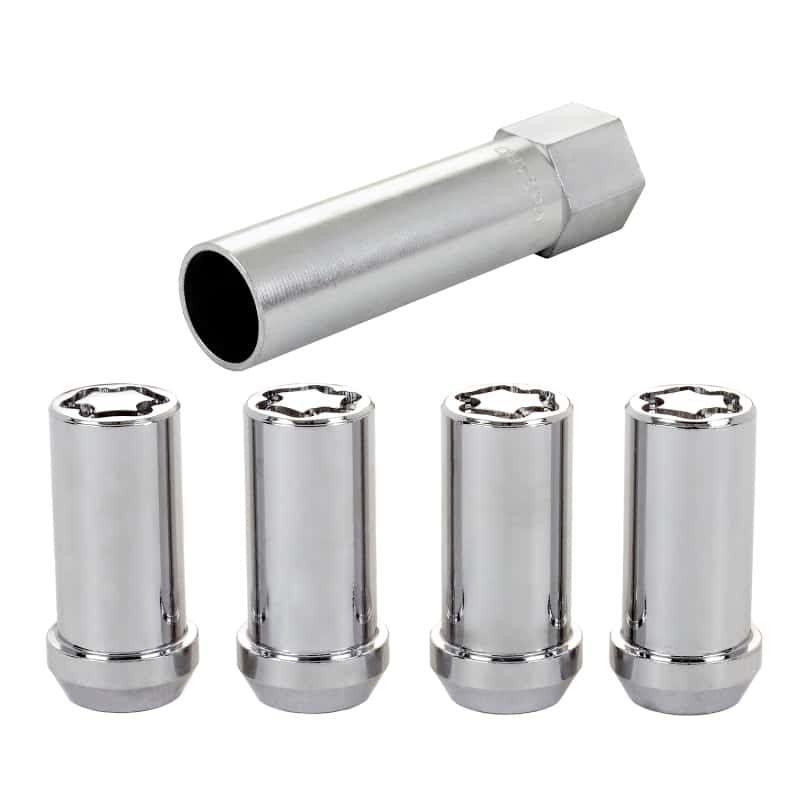 McGard — McGard Wheel Lock Nut Set - 4pk. (Tuner / Cone Seat) 1/2-20 / 13/16 Hex / 1.60in. Length - Chrome - view 5