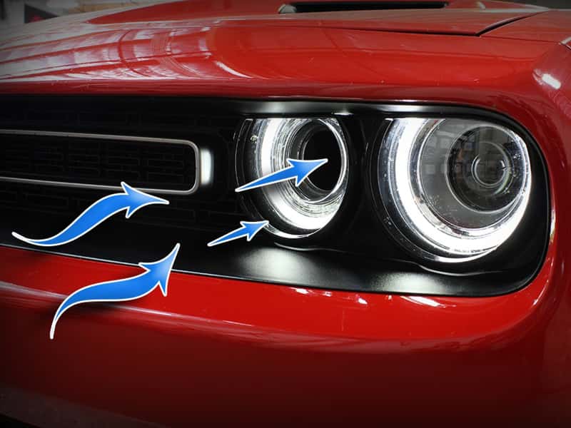 aFe — aFe Momentum GT Dynamic Air Scoop Dodge Challenger 15-20 - Red
Dynamic Air Scoop - view 5