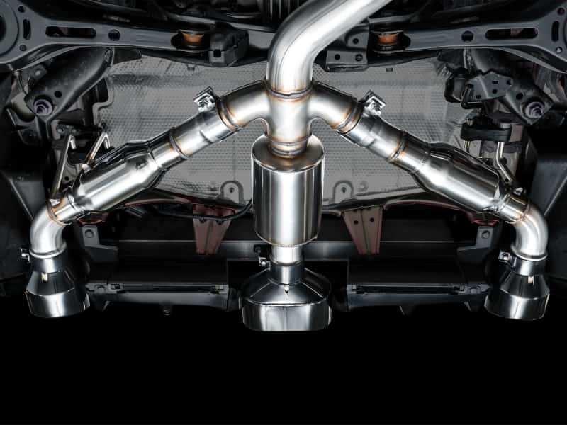 AWE Tuning — AWE Tuning 2023+ Toyota GR Corolla Track Edition Exhaust - Diamond Black Tips
Track Catback - view 3