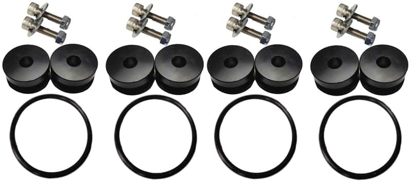 Torque Solution — Torque Solution Billet Bumper Quick Release Kit Combo (Black): Universal - view 1