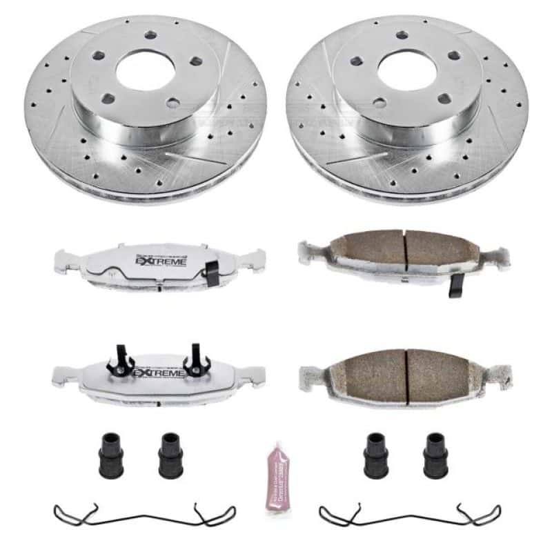 PowerStop — Power Stop 99-02 Jeep Grand Cherokee Front Z26 Street Warrior Brake Kit - view 1