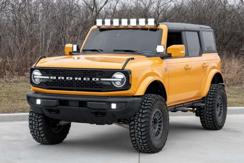 Diode Dynamics — Diode Dynamics Bronco SS5 Sport CrossLink Windshield - Yellow Combo Lightbar Kit - view 4