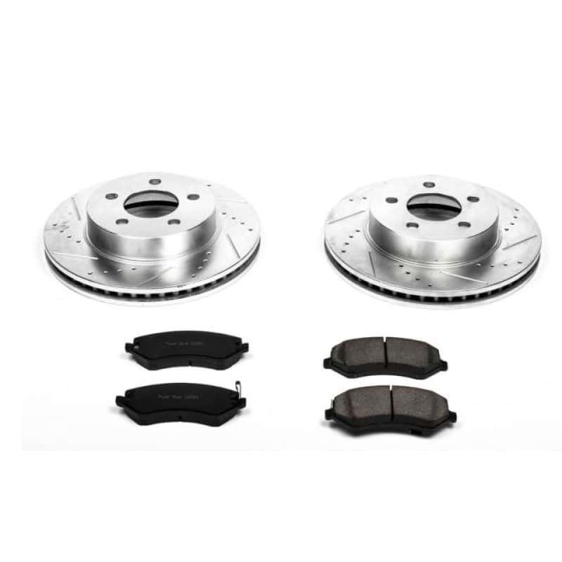 PowerStop — Power Stop 02-07 Jeep Liberty Front Z23 Evolution Sport Brake Kit - view 1