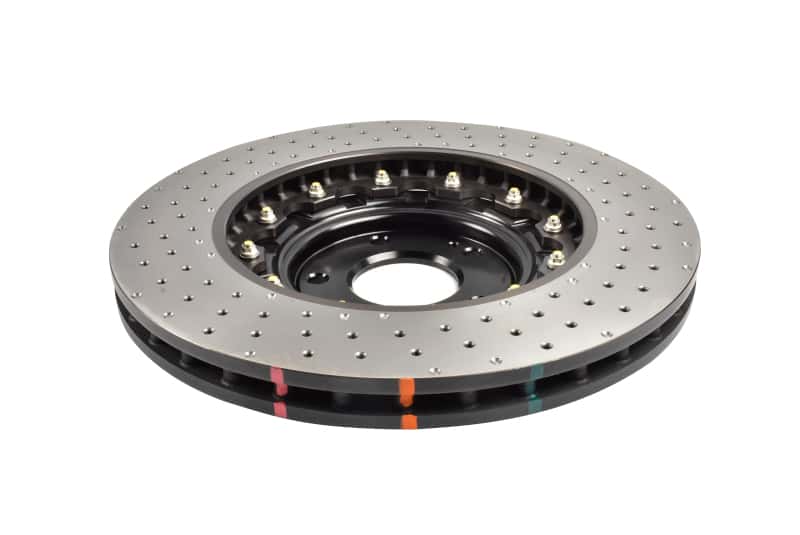 DBA — DBA 22-23 Hyundai Kona N Front 5000 Series 2-Piece Drilled Rotor w/Black Hat
Brake Rotor - view 2