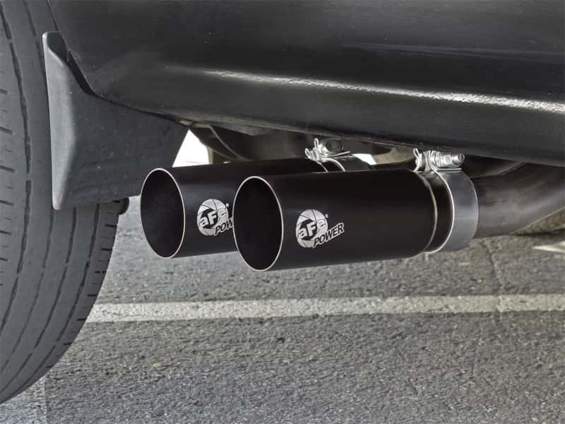 aFe — aFe Rebel Series CB Middle-Side Exit SS Exhaust w/ Black Tips 09-16 GM Silverado/Sierra V6/V8
Cat-Back Exhaust - view 6
