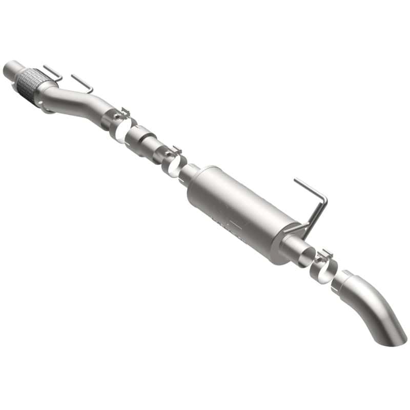 Magnaflow — MagnaFlow Cat-Back, SS, 2.5/3in, Turn Down In Front Rear Tire 2015 Ford F150 2.7L V6T Ext Cab
Cat-Back - view 28