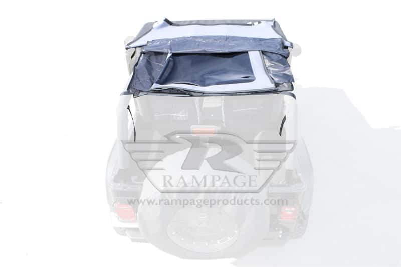 Rampage — Rampage 1992-1995 Jeep Wrangler(YJ) Frameless Soft Top Kit - Black Diamond
Frameless Soft Top K
Top-Soft - view 1