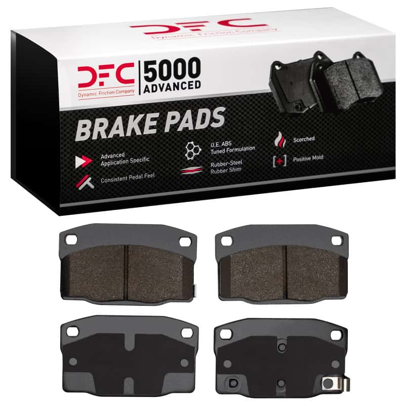 DFC — DFC 88-93 Pontiac Fiero Rear/Front 5000 Advanced Semi Metallic Brake Pads
DFC Brake Pad Set - view 1