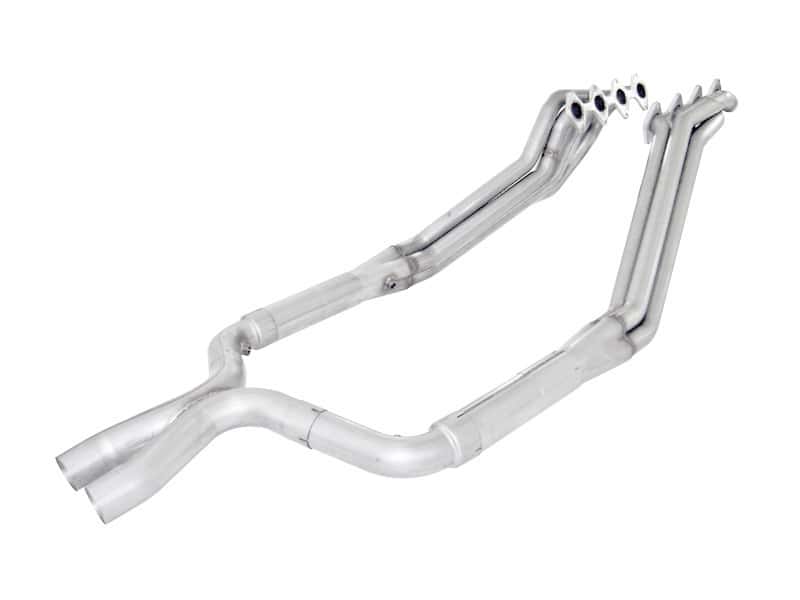 Stainless Works — Stainless Works 2005-10 Mustang GT 1-3/4in Headers 3in High-Flow Cats X-Pipe Factory Connection
Exhaust System - view 1