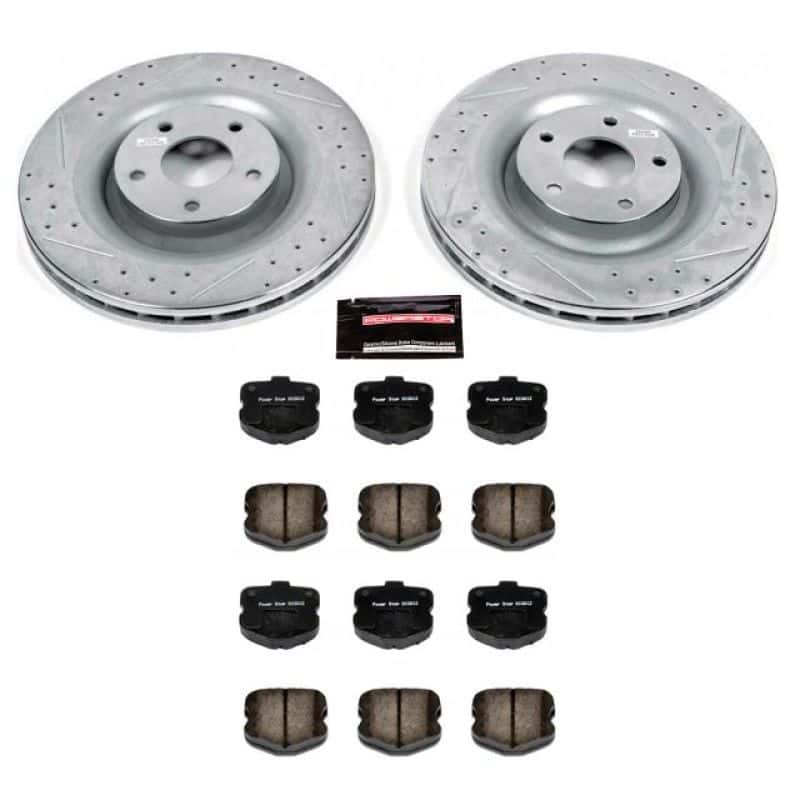 PowerStop — Power Stop 06-13 Chevrolet Corvette Front Z23 Evolution Sport Brake Kit - view 1