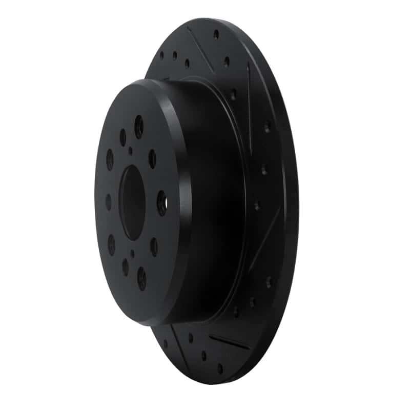 R1 Concepts — R1 98-10 Lexus GS400 Rear Right Drilled & Slotted Black Brake Rotor
R1 Brake Rotor Drill - view 2