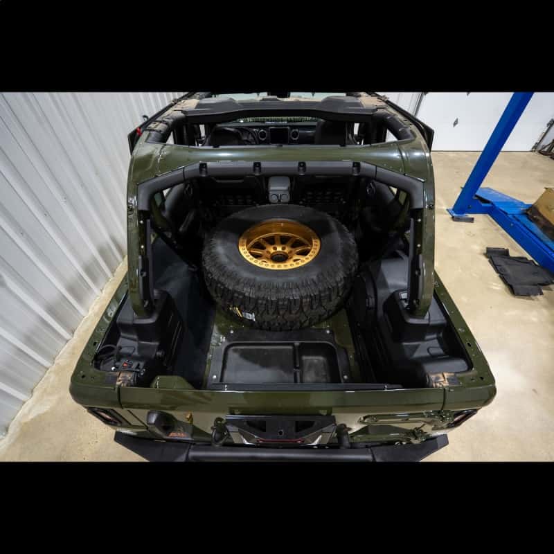 Skyjacker — Skyjacker 07-18 Jeep Wrangler JK Spare Tire Carrier Kit W/ Adjustable Brackets
Spare Tire Carrier - view 4