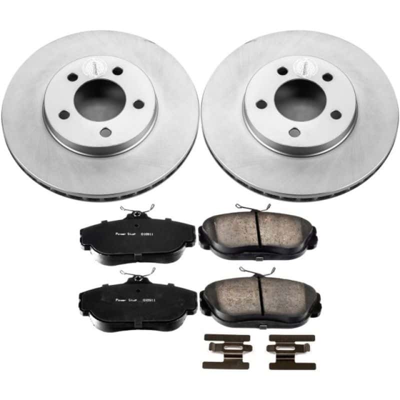 PowerStop — Power Stop 94-00 Ford Taurus Front Z17 Evolution Geomet Coated Brake Kit - view 1