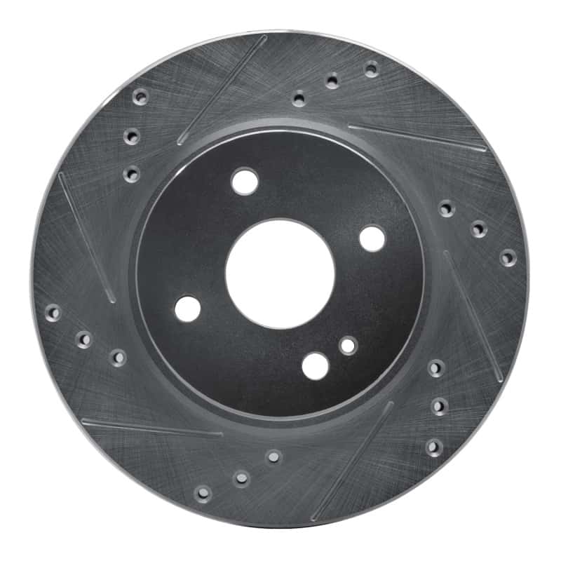 R1 Concepts — R1 11-15 Mazda 2 (Mexico) Front Left Drilled & Slotted Silver Brake Rotor
R1 Brake Rotor Drill - view 1