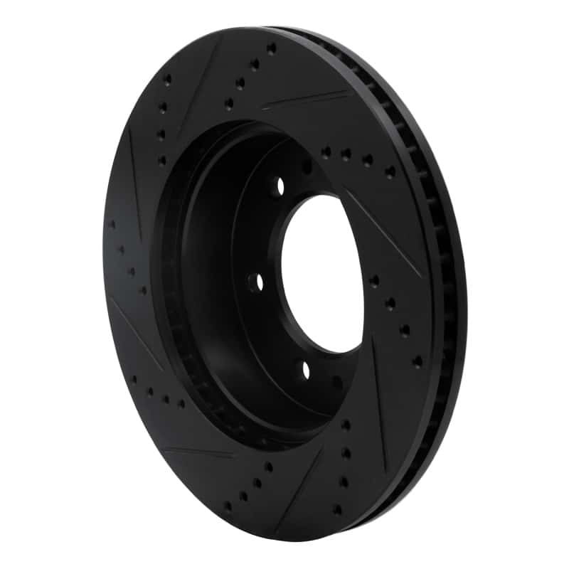 R1 Concepts — R1 06-10 Hummer H3T Front Right Drilled & Slotted Black Brake Rotor
R1 Brake Rotor Drill - view 4