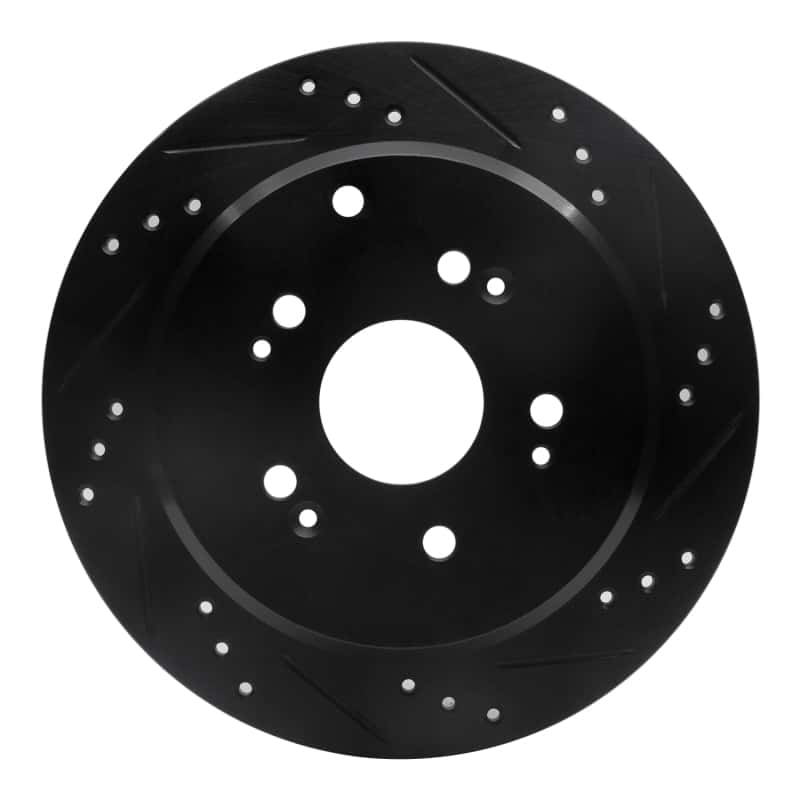 R1 Concepts — R1 2005-2018 Acura RDX Rear Right Drilled & Slotted Black Brake Rotor
R1 Brake Rotor Drill - view 1