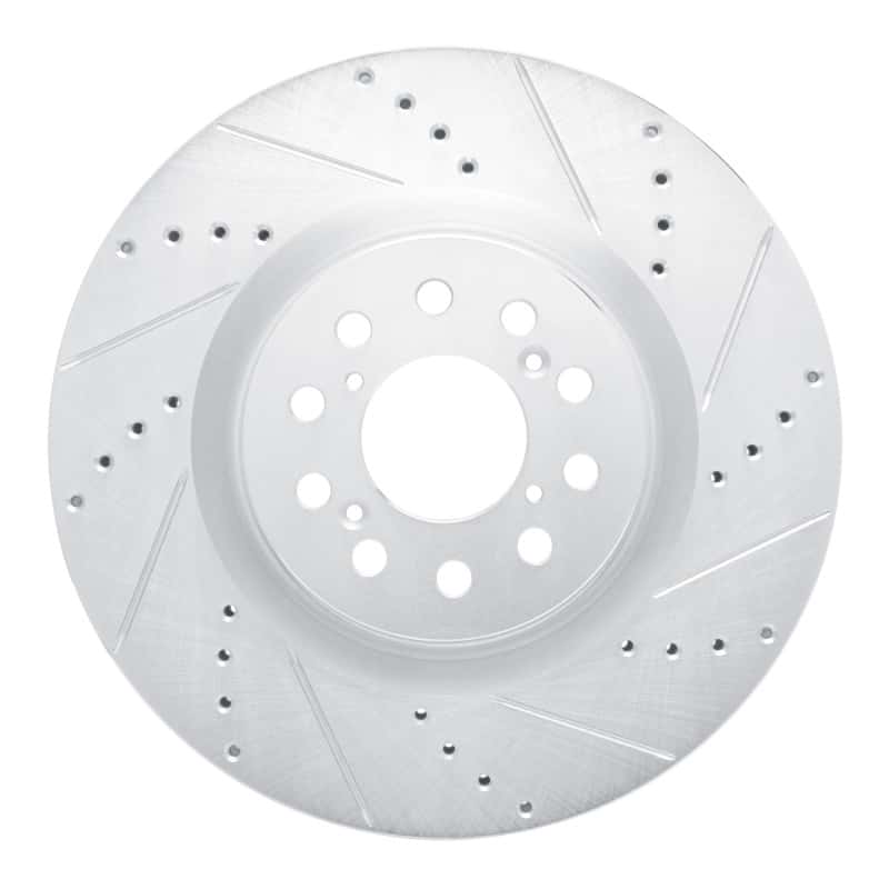 R1 Concepts — R1 17-25 Acura Integra Front Right Drilled & Slotted Silver Brake Rotor
R1 Brake Rotor Drill - view 1