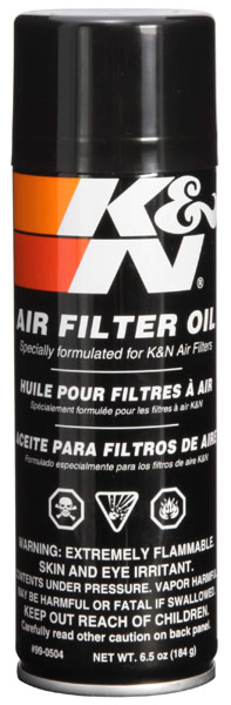 K&N Engineering — K&N 6.5 OZ Aerosol Spray Air Filter Oil
Air Filter Oil-6.5oz
Filter Oil - view 2