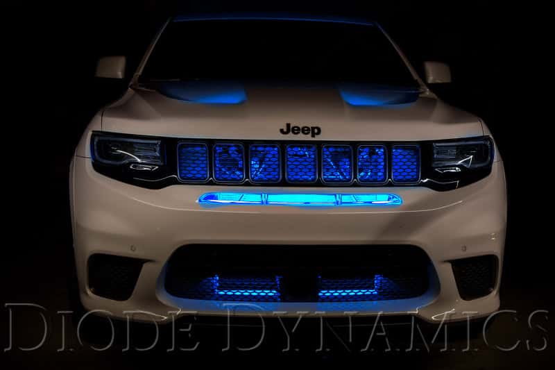 Diode Dynamics — Diode Dynamics RGBW Grille Strip Kit 2pc Multicolor - view 2