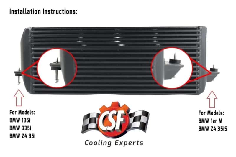 CSF — CSF 04-13 BMW 335i/xi (E90/E91/E92/E93) High Performance Stepped Core Bar/Plate Intercooler - Silver
CSF Intercooler
8127
 - view 3