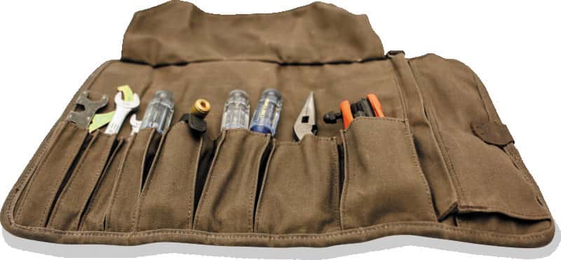 Burly Brand — Burly Brand Voyager Tool Roll - Dark Oak - view 2
