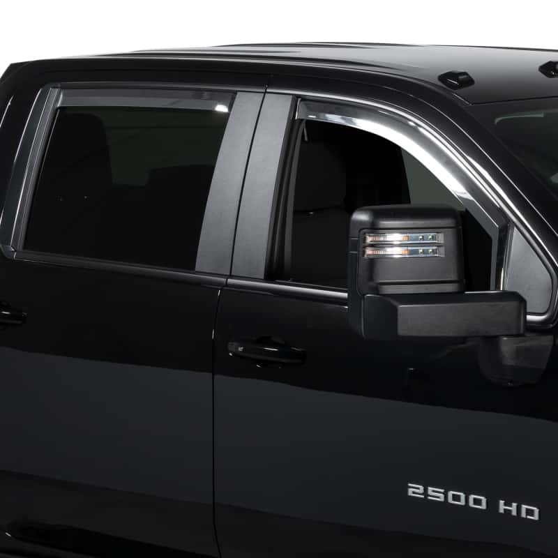 Putco — Putco 19-20 Chevy Silverado / GMC Sierra 1500 - Crew Cab (Set of 4) Element Chrome Window Visors
Side Window Vent - view 2