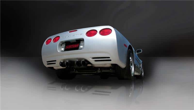 CORSA Performance — Corsa 1997-2004 Chevrolet Corvette C5 Z06 5.7L V8 Black Sport Axle-Back Exhaust
Exhaust - view 3