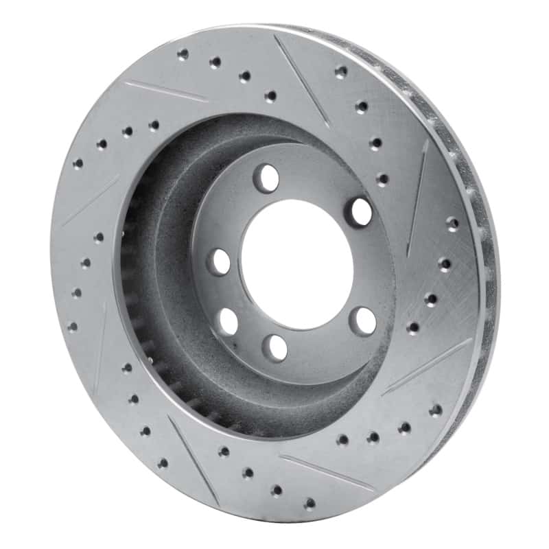 R1 Concepts — R1 74-81 Dodge Ramcharger 4WD Front Left Drilled & Slotted Silver Brake Rotor
R1 Brake Rotor Drill - view 4