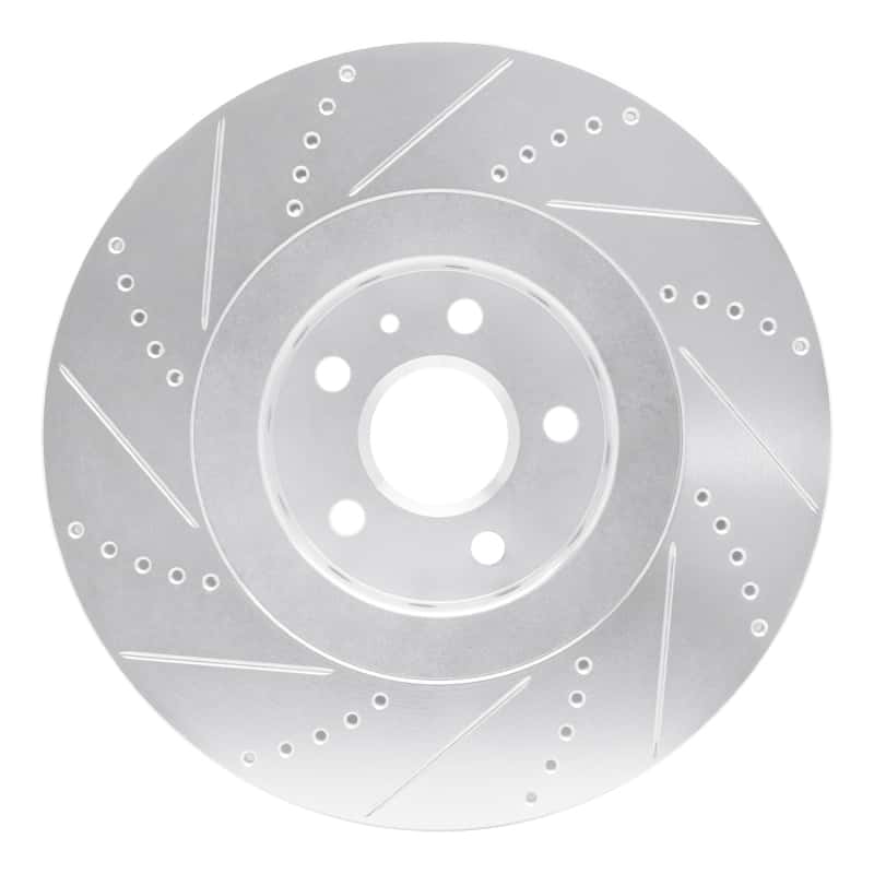 R1 Concepts — R1 2009-2015 Cadillac CTS Front Right Drilled & Slotted Silver Brake Rotor
R1 Brake Rotor Drill - view 5