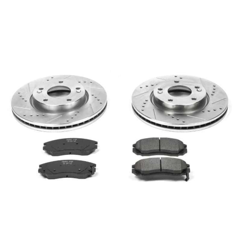 PowerStop — Power Stop 04-06 Hyundai Tiburon Front Z23 Evolution Sport Brake Kit - view 1