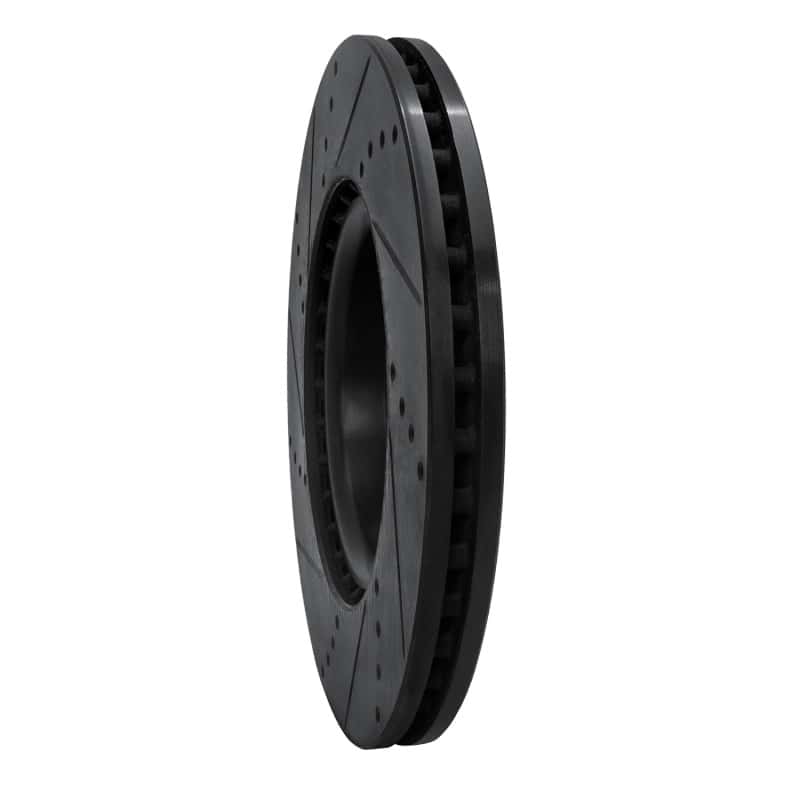 R1 Concepts — R1 12-20 Audi A7 Quattro Front Right Drilled & Slotted Black Brake Rotor
R1 Brake Rotor Drill - view 4