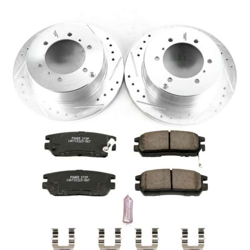 PowerStop — Power Stop 91-00 Mitsubishi Montero Rear Z23 Evolution Sport Brake Kit - view 1